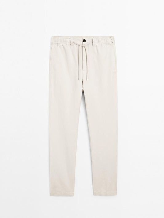 Cotton blend joggers