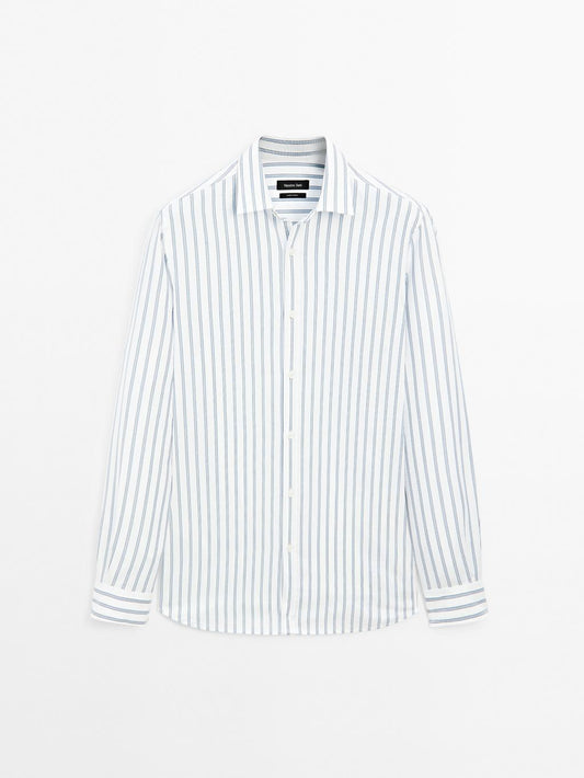 Slim fit 100% cotton shirt