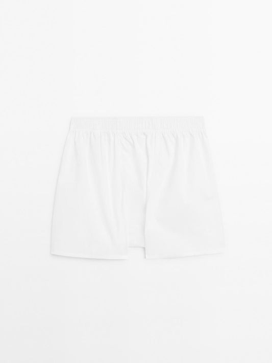 Plain 100% cotton boxers