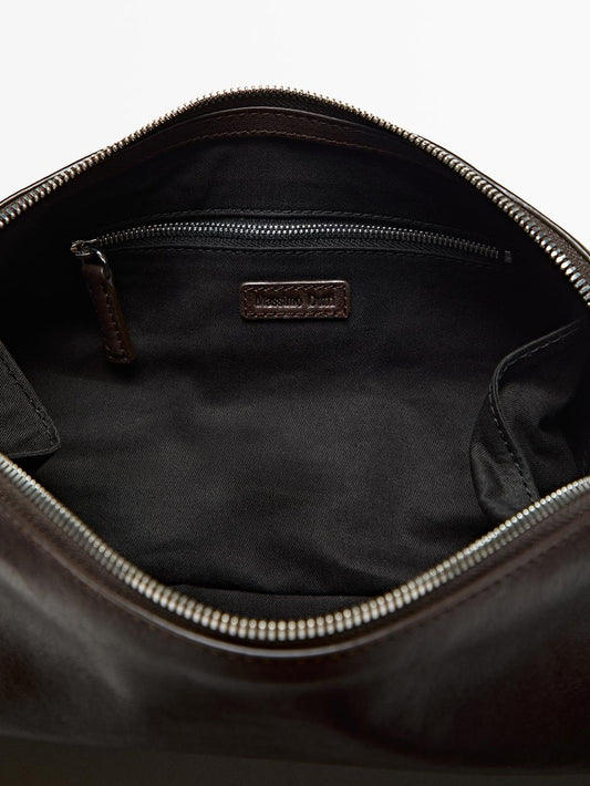 Nappa leather toiletry bag