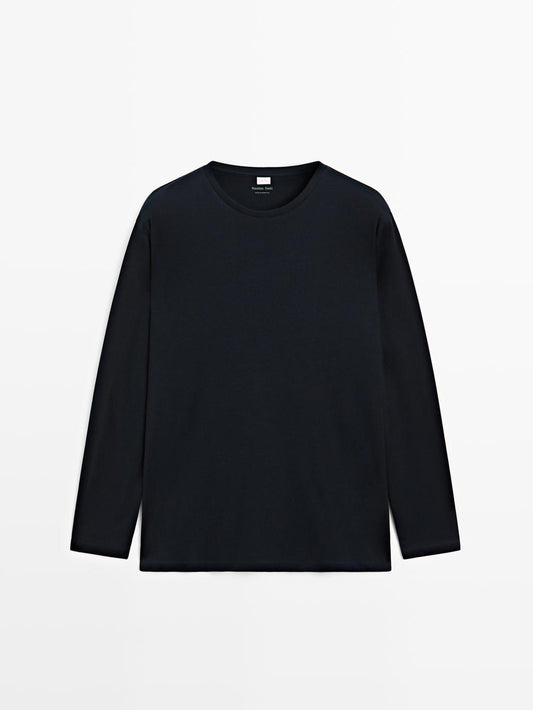 100% cotton striped pyjamas with long sleeve T-shirt